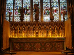 Ripon Cathedral, the High Altar Wallpaper