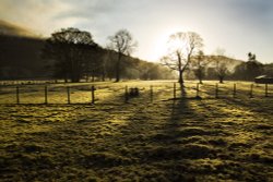 Grasmere sun Wallpaper