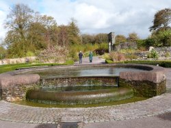 The Mirror Pool, National Botanic Garden of Wales Wallpaper