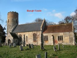 Burgh Castle Church Wallpaper