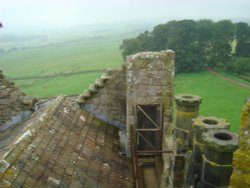 Bolton Castle rooftop Wallpaper