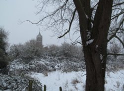 Irthlingborough Winter scene Wallpaper