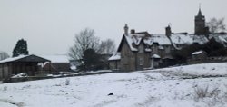 Irthlingborough Winter scene Wallpaper