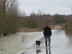 Irthlingborough floods Wallpaper