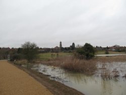 Irthlingborough floods Wallpaper