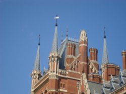 Spires and chimneys Wallpaper