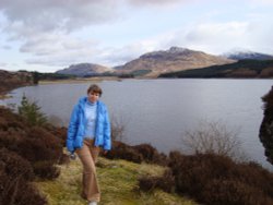 Loch Laggan and Binnein Shios beyond Wallpaper