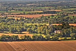 View west over Ellesborough, Bucks Wallpaper