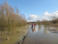 Irthlingborough floods Wallpaper