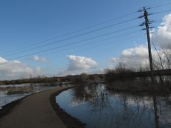 Irthlingborough floods Wallpaper