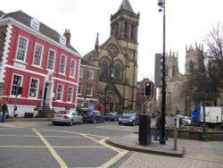 Antique Centre and York Minster, York Wallpaper