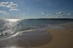 Studland Bay towards Old Harry Wallpaper