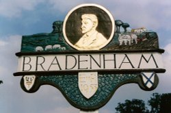 Bradenham Village Sign Wallpaper