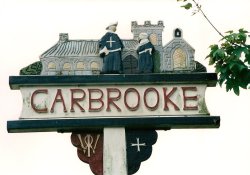 Carbrooke Village Sign Wallpaper