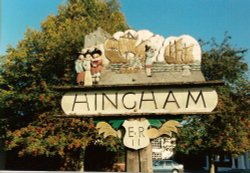 Hingham Village Sign Wallpaper