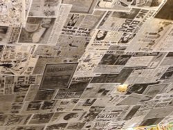 The ceiling of Lowestoft's quirky cafe Wallpaper