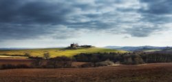 Hill farm near Brill Wallpaper