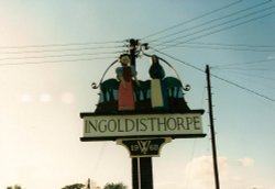 Ingoldisthorpe Village Sign Wallpaper