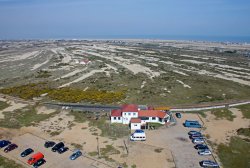 View from the top, Dungeness Wallpaper