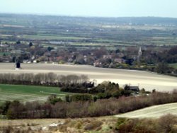 Pitstone Hill, Pitstone, Bucks Wallpaper