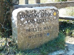 Footpath way marker, near Langton Matravers Wallpaper