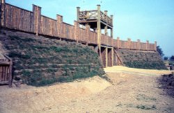 Lunt Roman Fort Wallpaper