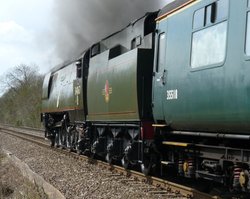 The Night Ferry passing through Syston Wallpaper