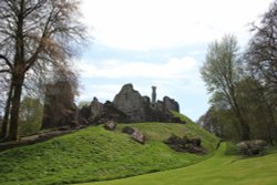 Okehampton Castle Wallpaper