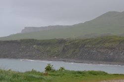 Dull day at Kimmeridge Bay Wallpaper