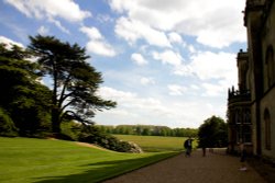 Arbury Hall gardens Wallpaper