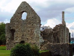 Constable's House ruins, Christchurch Wallpaper