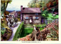 Towerhill Hamlet Dormington. Herefordshire circa 1900 Wallpaper