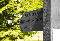 Loughrigg signpost Wallpaper