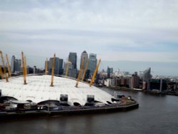 View from Emirates Airline, Greenwich Penisula, London Wallpaper