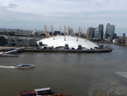 View from Emirates Airline, Greenwich Penisula, London Wallpaper