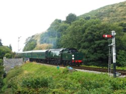 Steam Train, Corfe Castle Wallpaper