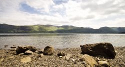 Derwentwater rocks Wallpaper