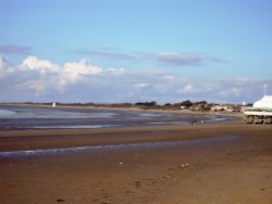 Beach, Burnham-On-Sea Wallpaper