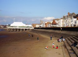 Beach, Burnham-On-Sea Wallpaper