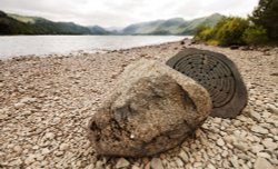 Millenium Stone 2 Derwentwater Wallpaper