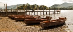 Keswick rowing boats 1 Wallpaper