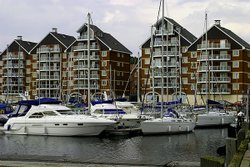 New Apartment Blocks, Ipswich Marina Wallpaper