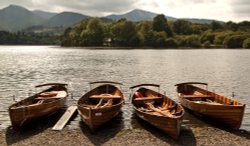 Grizedale Pike from Derwentwater Wallpaper