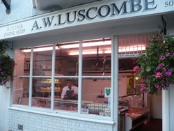 A.W. Luscome Butcher Shop Wallpaper