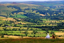 View from Mam Tor Wallpaper