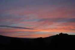 Twilight on the Peak District Wallpaper