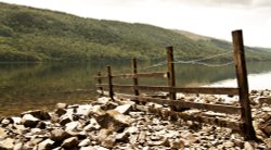 Conistonwater fence Wallpaper