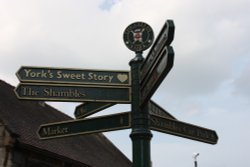 Signpost in York