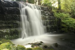 Roche Abbey waterfall Wallpaper