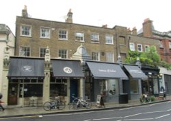 Newington Green Shops Wallpaper